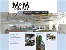 Tablet Screenshot of mm-interiors.net